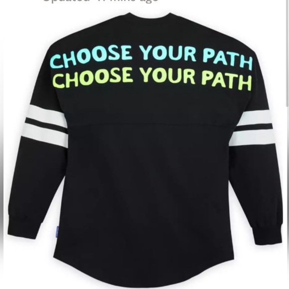 Disney Parks Exclusive Star Wars Grogu Choose Your Path Spirit Jersey MEDIUM - Picture 3 of 4
